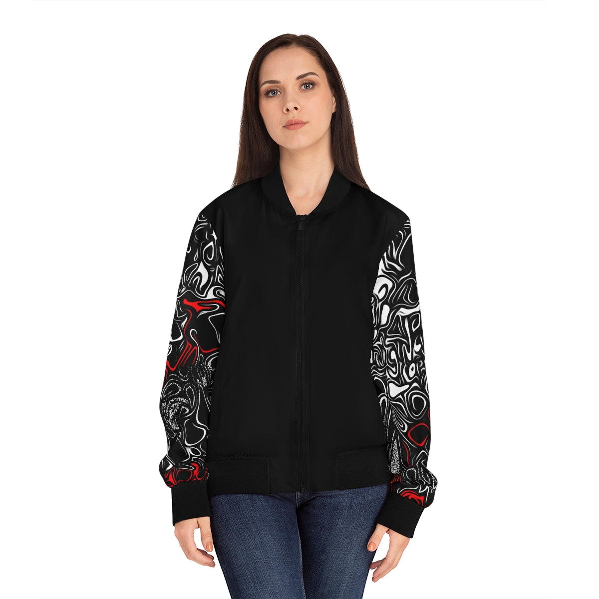 Women's Graffiti 2  Bomber Jacket