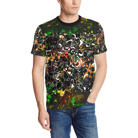 Splash Men's Graffiti  Print T-shirt