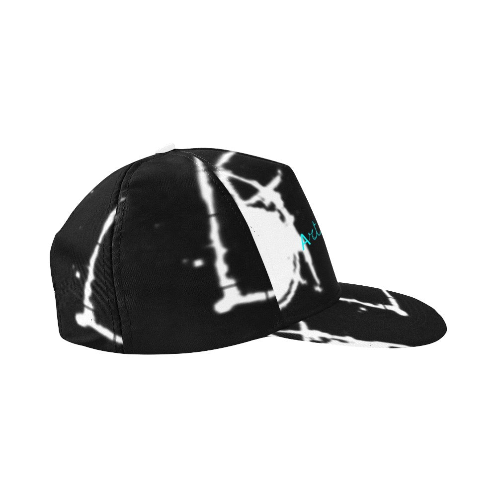 Art of Lines Print Snapback Cap