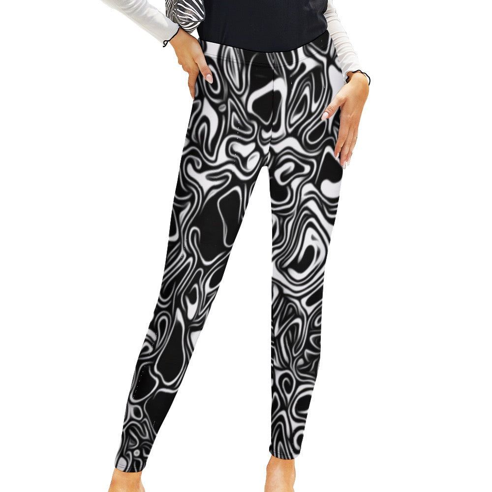 Graffiti Faces Leggings