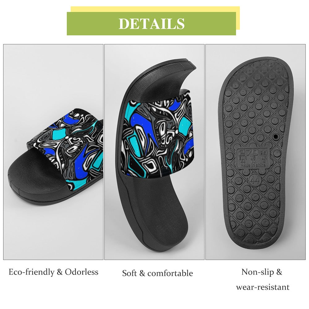 Graffiti Drop Unisex Slides