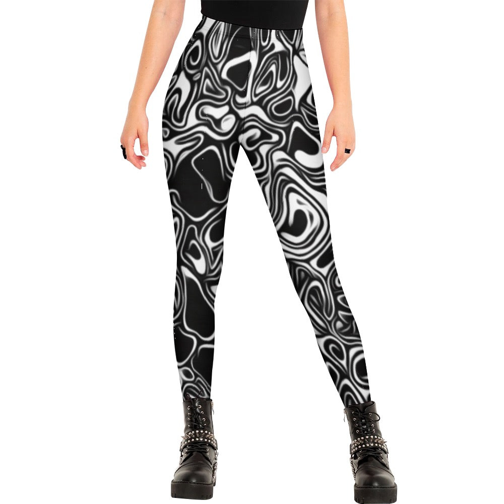 Graffiti Faces Leggings