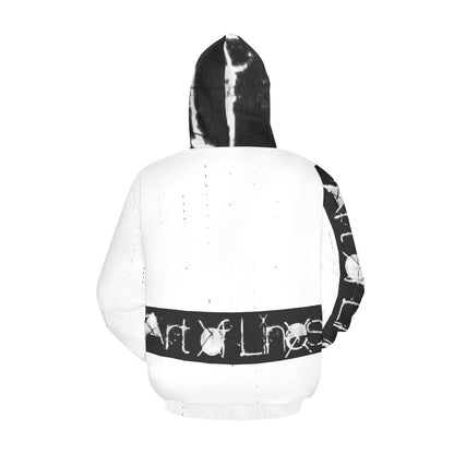 Logo Print Hoodie side sleeve