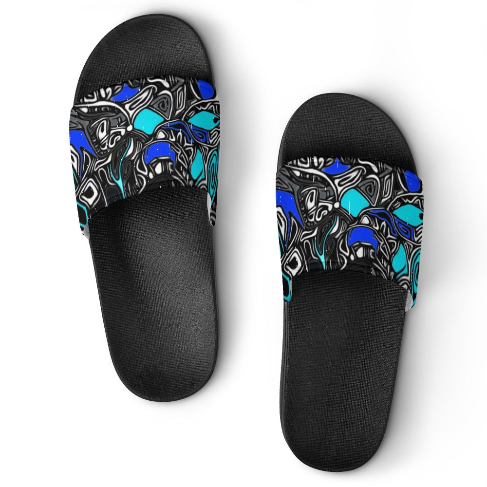 Graffiti Drop Unisex Slides