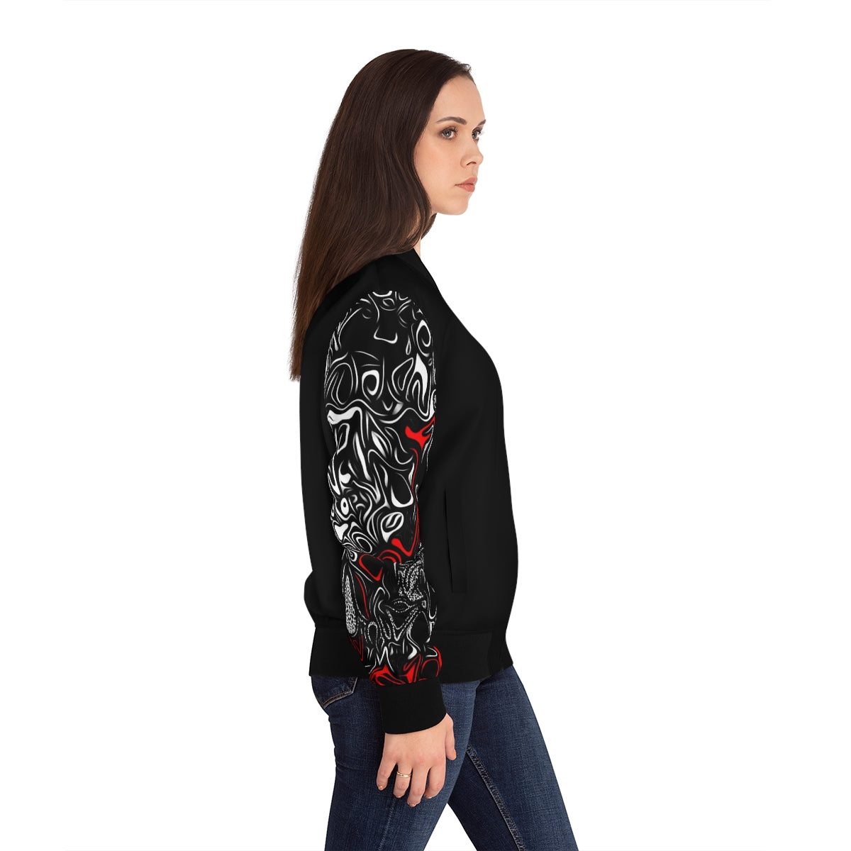 Women's Graffiti 2  Bomber Jacket