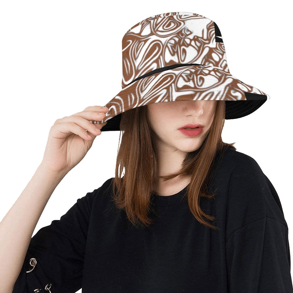 Women's Brown Bucket Hat