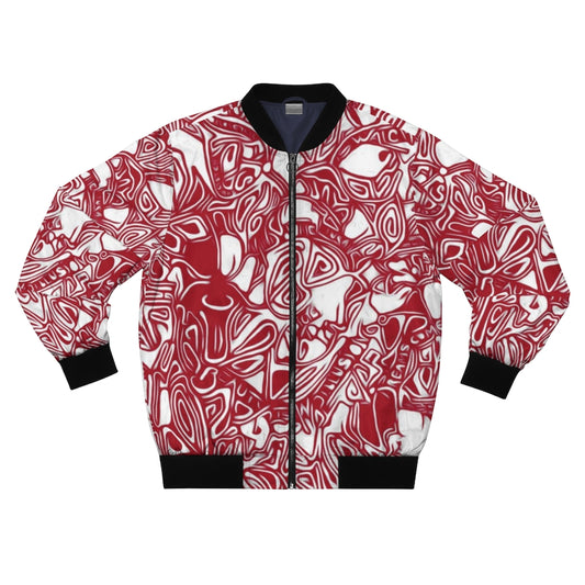 Red Unisex Bomber Jacket