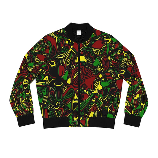 Women's Rasta Bomber Jacket