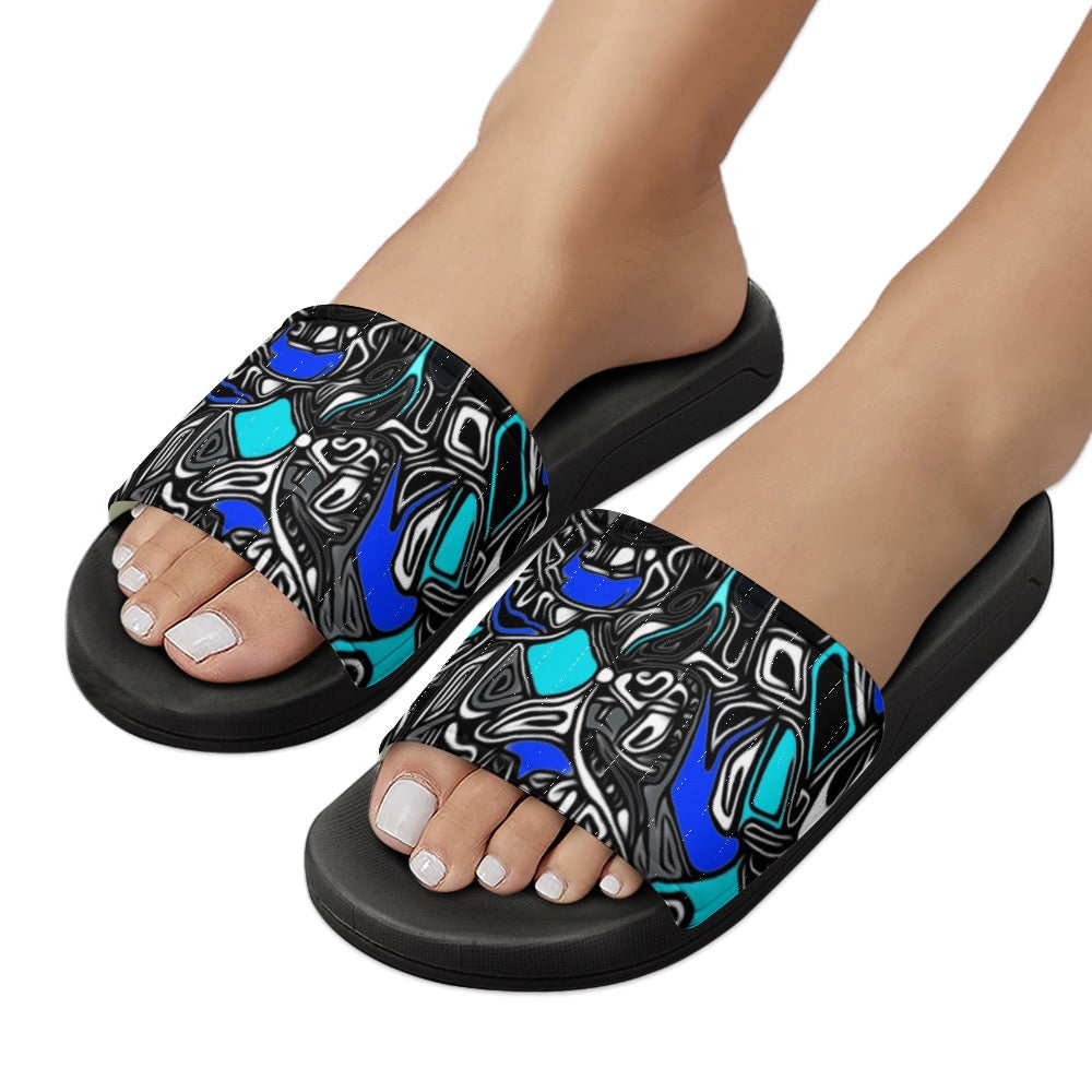 Graffiti Drop Unisex Slides