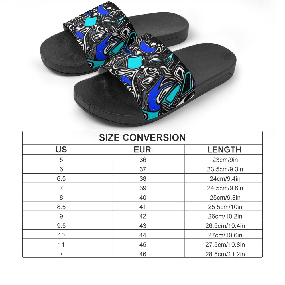 Graffiti Drop Unisex Slides