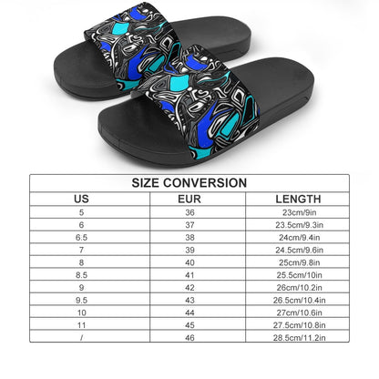 Graffiti Drop Unisex Slides
